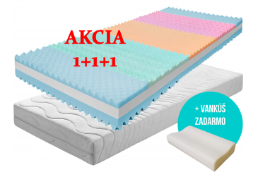 Matrac ONYX VISCO 1 + 1 + darček 2x vankúš + darček 1x chránič matraca Obrázek pro Matrac ONYX VISCO 1 + 1 + darček 2x vankúš + darček 1x chránič matraca