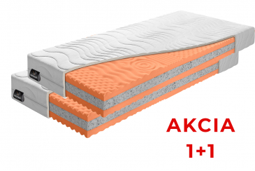 Matrac KRISTÍNA 1+1 + darček 1x chránič matraca Obrázek pro Matrac KRISTÍNA 1+1 + darček 1x chránič matraca