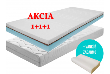 Obrázek pro Matrac SONIC COCO 1 + 1 + darček 2x vankúš + darček 1x chránič matraca