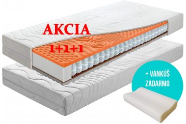 Matrac SUPER PREMIUM 1 + 1 + darček 2x vankúš + darček 1x chránič matraca Obrázek pro Matrac SUPER PREMIUM 1 + 1 + darček 2x vankúš + darček 1x chránič matraca