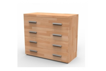 Masívna komoda N4Z, BUK prírodný Obrázek pro Masívna komoda N4Z, BUK prírodný