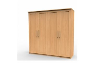 Praktická skriňa z masívu Petra - P4DDDD, BUK prírodný Obrázek pro Praktická skriňa z masívu Petra - P4DDDD, BUK prírodný