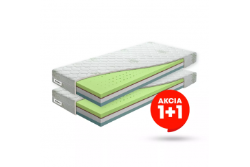 Matrac BENAB FLORA BIO PLUS 1+1 + darček 1x chránič matraca Obrázek pro Matrac BENAB FLORA BIO PLUS 1+1 + darček 1x chránič matraca