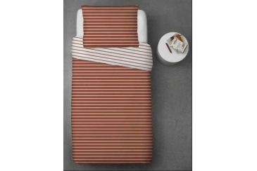 Obrázek pro Bavlnené obliečky - pásiky škorica