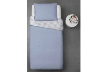 Obrázek pro Bavlnené obliečky - bodky modré