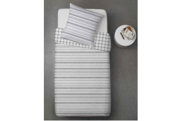 Obrázek pro Bavlnené obliečky - linky sivé