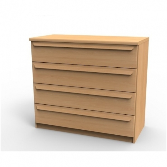 Obrázek pro Kvalitná masívna komoda P2Z, BUK prírodný