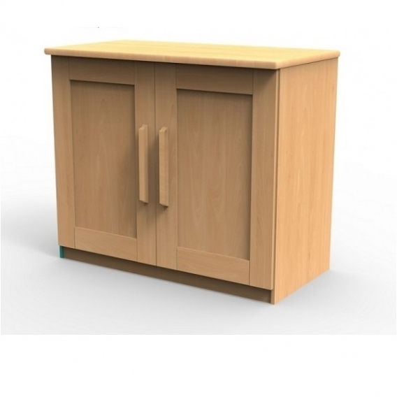 Obrázek pro Luxusná masívna komoda P2DD, BUK morenie čerešňa