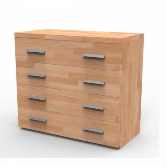 Obrázek pro Masívna komoda N4Z, BUK prírodný