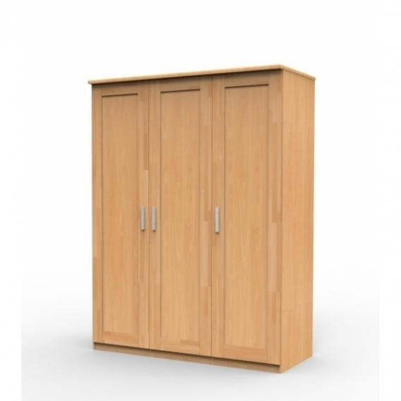 Obrázek pro Luxusní skříň z masivu UNI3 DDD, BUK moření třešeň