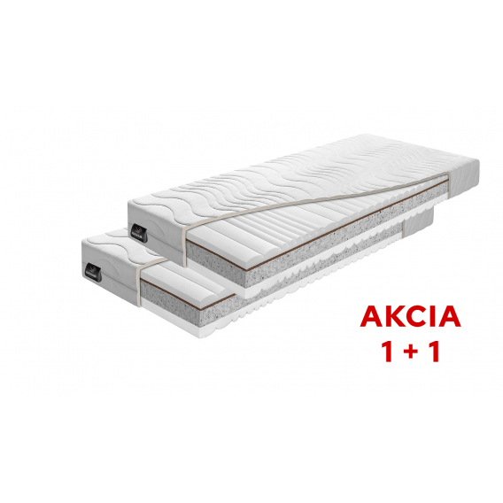 Obrázek pro Matrac YORK HARD PLUS 1 + 1 + darček 1x chránič matraca