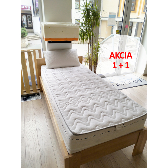 Obrázek pro Matrac PINGUI KING LATEX 1 + 1 + darček 1x set paplón vankúš + darček 1x chránič matraca
