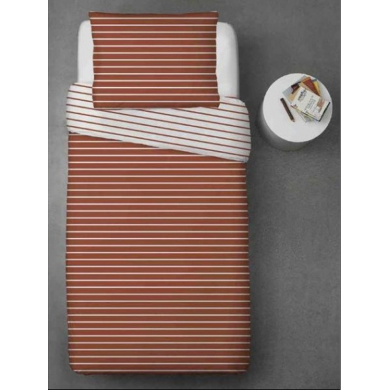 Obrázek pro Bavlnené obliečky - pásiky škorica