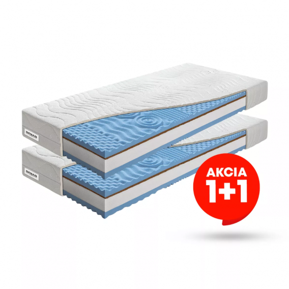 Obrázek pro Matrac BENAB ZERO HARD 1 + 1 + darček 1x chránič matraca