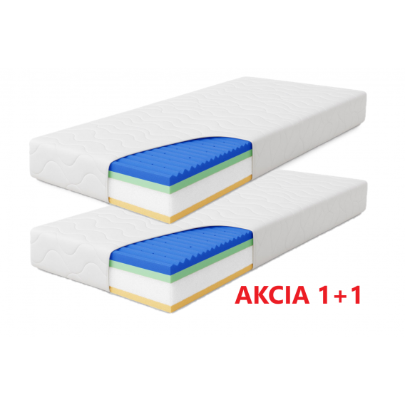 Obrázek pro Matrace Orthopedic Hybrid Plus 1+1 + dárek 1x chránič matrace